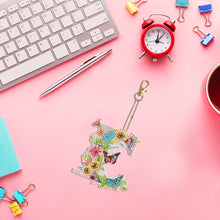 Load image into Gallery viewer, DIY Diamond Art Key Rings Special Shaped Keychain Supplies Lettter Gift for Kids