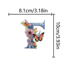 Load image into Gallery viewer, DIY Diamond Art Key Rings Special Shaped Keychain Supplies Lettter Gift for Kids