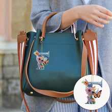 Load image into Gallery viewer, DIY Diamond Art Key Rings Special Shaped Keychain Supplies Lettter Gift for Kids