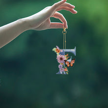 Load image into Gallery viewer, DIY Diamond Art Key Rings Special Shaped Keychain Supplies Lettter Gift for Kids