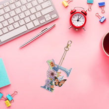 Load image into Gallery viewer, DIY Diamond Art Key Rings Special Shaped Keychain Supplies Lettter Gift for Kids