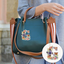 Load image into Gallery viewer, DIY Diamond Art Key Rings Special Shaped Keychain Supplies Lettter Gift for Kids