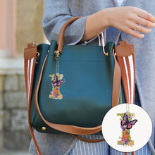 Load image into Gallery viewer, DIY Diamond Art Key Rings Special Shaped Keychain Supplies Lettter Gift for Kids