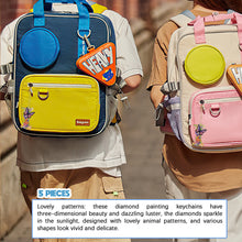 Load image into Gallery viewer, DIY Diamond Art Key Rings Special Shaped Keychain Supplies Lettter Gift for Kids