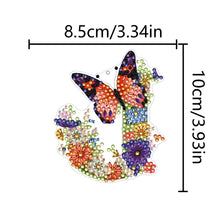 Load image into Gallery viewer, DIY Diamond Art Key Rings Special Shaped Keychain Supplies Lettter Gift for Kids