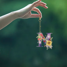 Load image into Gallery viewer, DIY Diamond Art Key Rings Special Shaped Keychain Supplies Lettter Gift for Kids