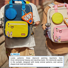 Load image into Gallery viewer, DIY Diamond Art Key Rings Special Shaped Keychain Supplies Lettter Gift for Kids