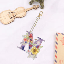 Load image into Gallery viewer, DIY Diamond Art Key Rings Special Shaped Keychain Supplies Lettter Gift for Kids