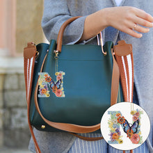 Load image into Gallery viewer, DIY Diamond Art Key Rings Special Shaped Keychain Supplies Lettter Gift for Kids