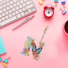 Load image into Gallery viewer, DIY Diamond Art Key Rings Special Shaped Keychain Supplies Lettter Gift for Kids