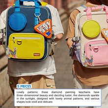 Load image into Gallery viewer, DIY Diamond Art Key Rings Special Shaped Keychain Supplies Lettter Gift for Kids