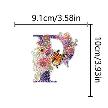 Load image into Gallery viewer, DIY Diamond Art Key Rings Special Shaped Keychain Supplies Lettter Gift for Kids