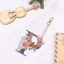 Load image into Gallery viewer, DIY Diamond Art Key Rings Special Shaped Keychain Supplies Lettter Gift for Kids