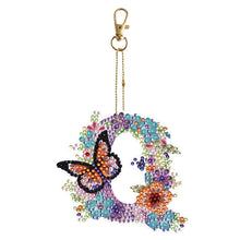 Load image into Gallery viewer, DIY Diamond Art Key Rings Special Shaped Keychain Supplies Lettter Gift for Kids