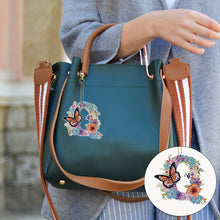 Load image into Gallery viewer, DIY Diamond Art Key Rings Special Shaped Keychain Supplies Lettter Gift for Kids