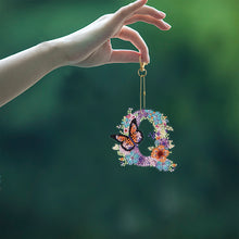 Load image into Gallery viewer, DIY Diamond Art Key Rings Special Shaped Keychain Supplies Lettter Gift for Kids