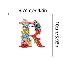 Load image into Gallery viewer, DIY Diamond Art Key Rings Special Shaped Keychain Supplies Lettter Gift for Kids