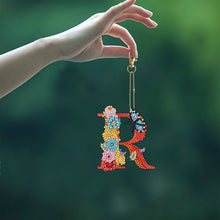 Load image into Gallery viewer, DIY Diamond Art Key Rings Special Shaped Keychain Supplies Lettter Gift for Kids