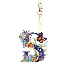 Load image into Gallery viewer, DIY Diamond Art Key Rings Special Shaped Keychain Supplies Lettter Gift for Kids