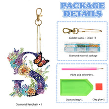 Load image into Gallery viewer, DIY Diamond Art Key Rings Special Shaped Keychain Supplies Lettter Gift for Kids