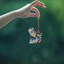 Load image into Gallery viewer, DIY Diamond Art Key Rings Special Shaped Keychain Supplies Lettter Gift for Kids