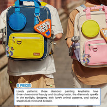 Load image into Gallery viewer, DIY Diamond Art Key Rings Special Shaped Keychain Supplies Lettter Gift for Kids