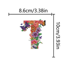 Load image into Gallery viewer, DIY Diamond Art Key Rings Special Shaped Keychain Supplies Lettter Gift for Kids