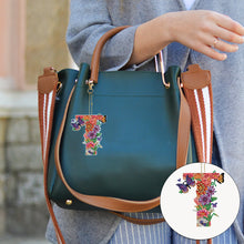 Load image into Gallery viewer, DIY Diamond Art Key Rings Special Shaped Keychain Supplies Lettter Gift for Kids