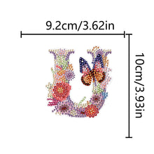 Load image into Gallery viewer, DIY Diamond Art Key Rings Special Shaped Keychain Supplies Lettter Gift for Kids