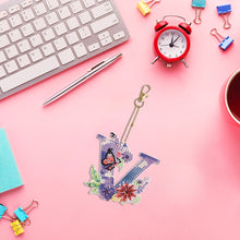 Load image into Gallery viewer, DIY Diamond Art Key Rings Special Shaped Keychain Supplies Lettter Gift for Kids