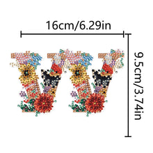 Load image into Gallery viewer, DIY Diamond Art Key Rings Special Shaped Keychain Supplies Lettter Gift for Kids