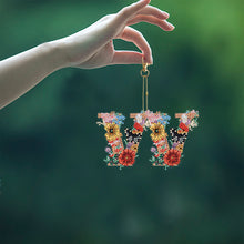 Load image into Gallery viewer, DIY Diamond Art Key Rings Special Shaped Keychain Supplies Lettter Gift for Kids