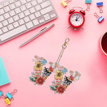 Load image into Gallery viewer, DIY Diamond Art Key Rings Special Shaped Keychain Supplies Lettter Gift for Kids