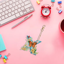 Load image into Gallery viewer, DIY Diamond Art Key Rings Special Shaped Keychain Supplies Lettter Gift for Kids