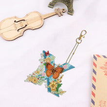 Load image into Gallery viewer, DIY Diamond Art Key Rings Special Shaped Keychain Supplies Lettter Gift for Kids