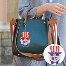 Load image into Gallery viewer, Independence Day Series DIY Keychain Double Side Special Shaped Gift for Kid(#4)