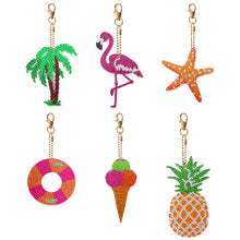 Load image into Gallery viewer, Summer Day Series DIY Keychain Double Side Special Shaped Gift for Kids (#6)