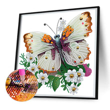 Load image into Gallery viewer, Diamond Painting - Partial Special Shaped - Butterfly (30*30CM)