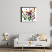Load image into Gallery viewer, Diamond Painting - Partial Special Shaped - Butterfly (30*30CM)