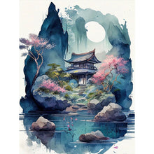 Load image into Gallery viewer, Diamond Painting - Full Round - watercolor buildings (30*40CM)