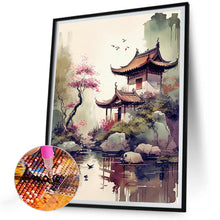 Load image into Gallery viewer, Diamond Painting - Full Round - watercolor buildings (30*40CM)