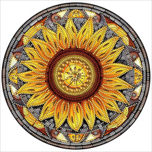 Load image into Gallery viewer, Diamond Painting - Partial Special Shaped - Sunflower Glass Art (30*30CM)