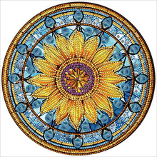 Load image into Gallery viewer, Diamond Painting - Partial Special Shaped - Sunflower Glass Art (30*30CM)