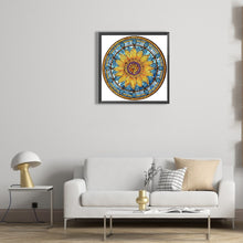 Load image into Gallery viewer, Diamond Painting - Partial Special Shaped - Sunflower Glass Art (30*30CM)