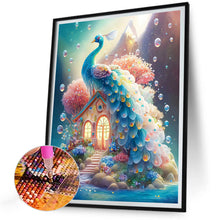 Load image into Gallery viewer, Diamond Painting - Full Round - fantasy peacock (30*40CM)