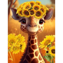 Load image into Gallery viewer, Diamond Painting - Full Round - cute giraffe (30*40CM)
