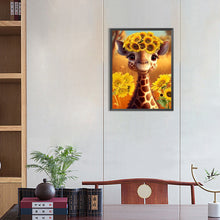 Load image into Gallery viewer, Diamond Painting - Full Round - cute giraffe (30*40CM)