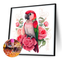 Load image into Gallery viewer, Diamond Painting - Full Round - flowers and parrots (30*30CM)