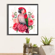 Load image into Gallery viewer, Diamond Painting - Full Round - flowers and parrots (30*30CM)