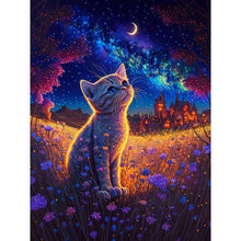 Load image into Gallery viewer, Diamond Painting - Full Round - kitten (30*40CM)